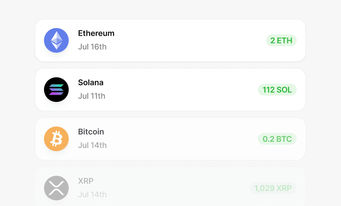 Crypto payments
